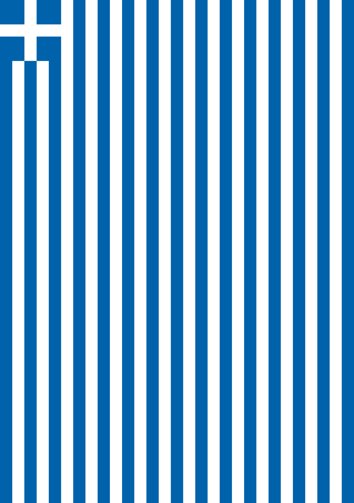 The Greek flag redesigned by Zak Group